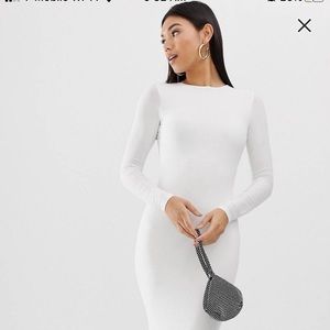 NWT ASOS Club L London fish tail Maxi Dress